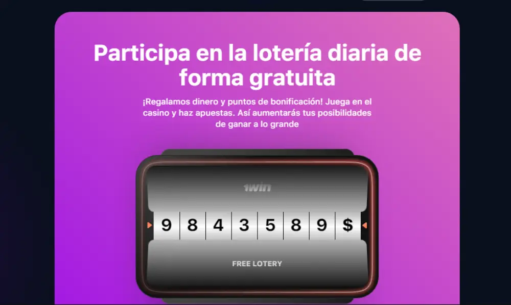 Aprovecha la bonificación 1win