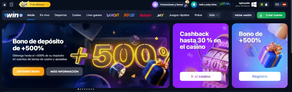 Registro en el juego Lucky Jet